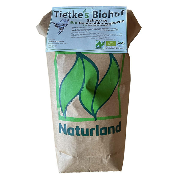 Produktfoto zu Vogelfutter schwarze Sonnenblumen Kerne 2kg
