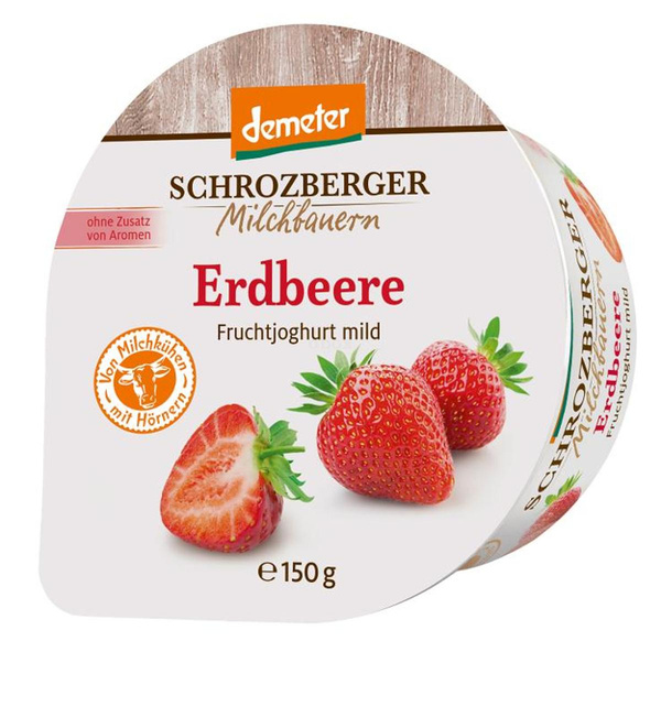 Produktfoto zu Fruchtjoghurt mild Erdbeere, 3,5% 150g Becher