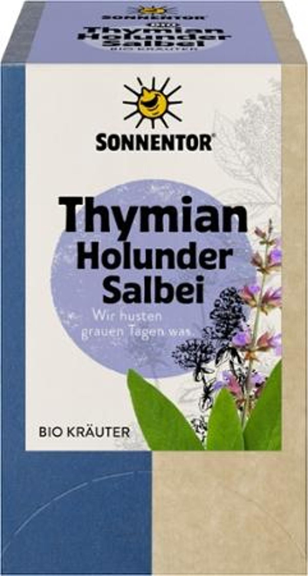 Produktfoto zu Thymian Holunder Salbei Teebeutel