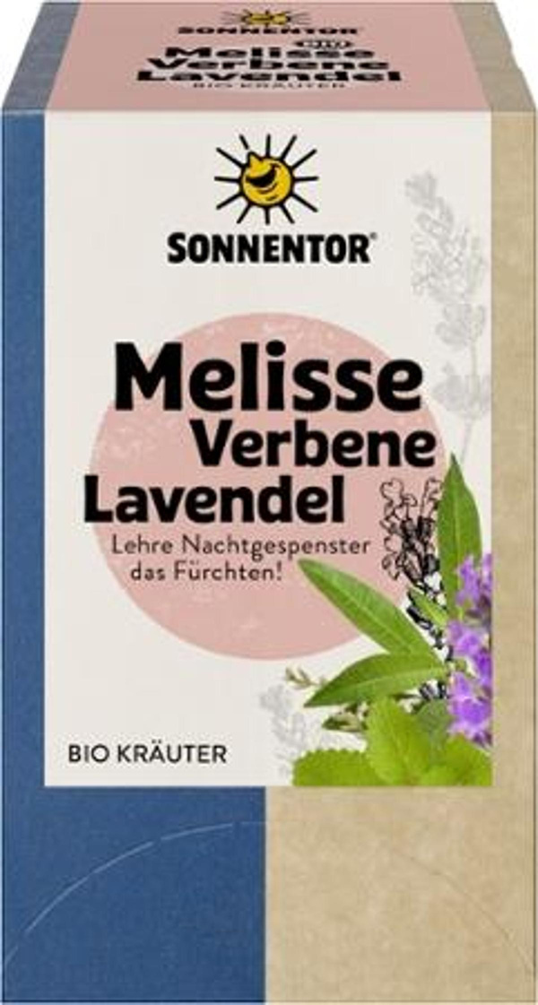 Produktfoto zu Melisse Verbene Lavendel Teebeutel