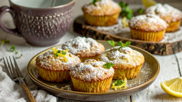 Rezeptbild für Pastinaken-Zitronen-Muffins