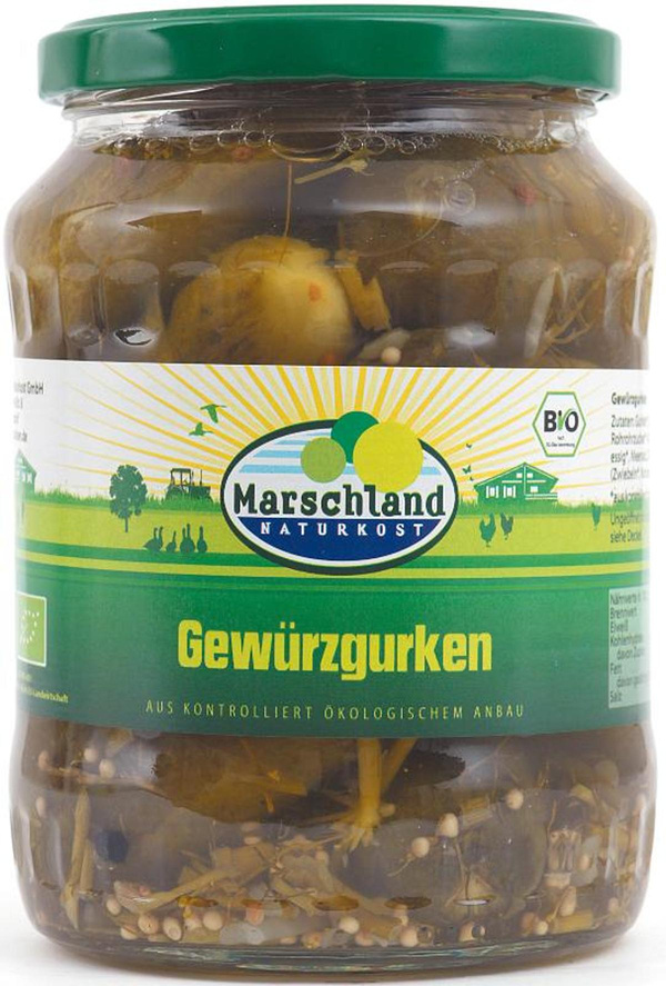 Produktfoto zu Gewürzgurken Glas