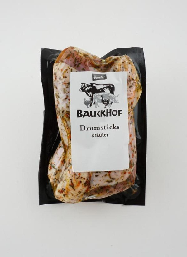 Produktfoto zu Hähnchen-Drumsticks 4er Kräuter ca400g