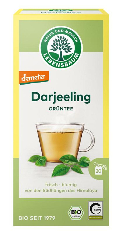 Produktfoto zu Grüntee Darjeeling Ambootia (Aufgussbtl je 1,5g) 30g