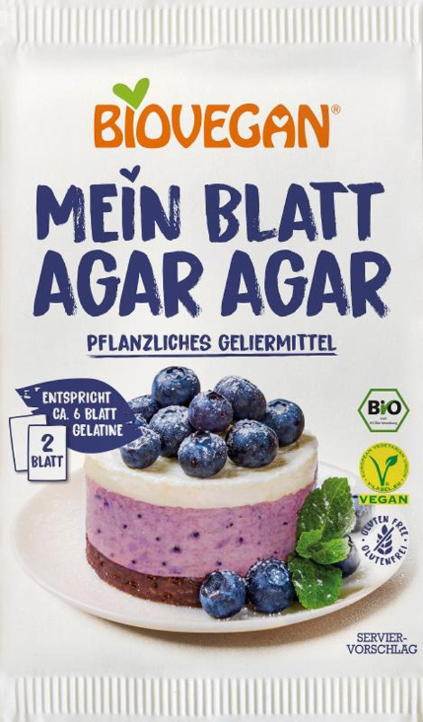 Produktfoto zu Mein Blatt Agar Agar, pflanzliches. Geliermittel