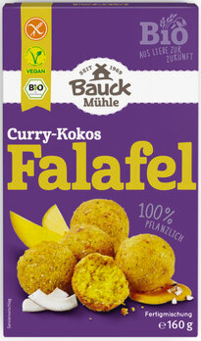 Produktfoto zu Falafel Curry-Kokos, glutenfrei vegan 160g