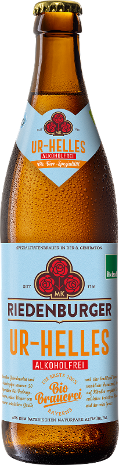 Produktfoto zu 10* Riedenburger helles alkoholfrei