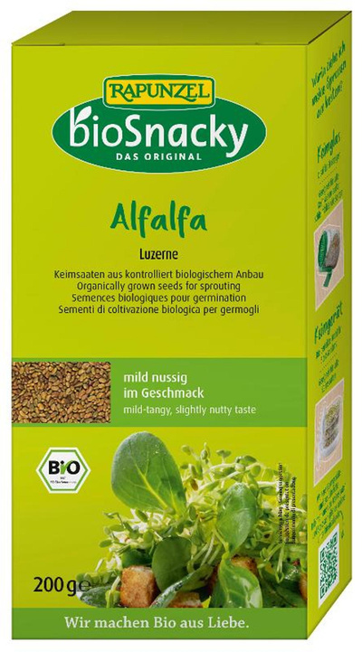 Produktfoto zu Keimsaat Alfalfa Luzerne bioSnacky 200g