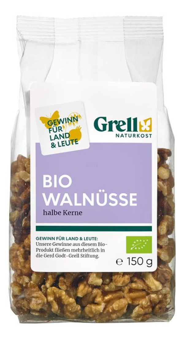 Produktfoto zu Walnüsse halbe Kerne 150g