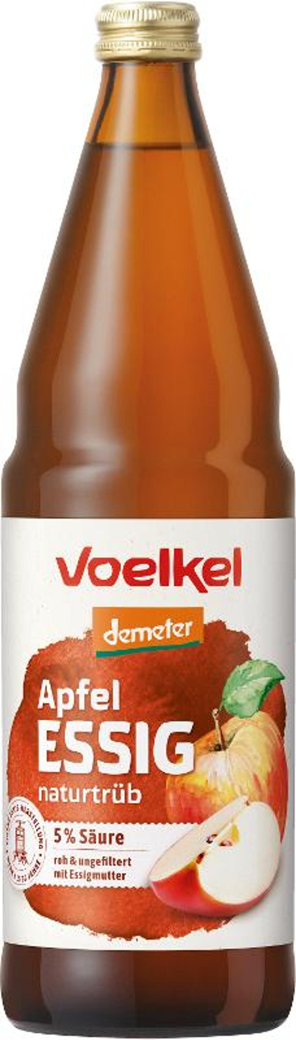 Produktfoto zu Apfelessig (Demeter), naturtrüb 750ml