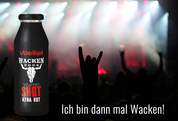 Bildkomposition Konzertszene und Wacken-Shot von Voelkel