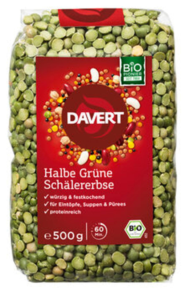 Produktfoto zu Halbe Erbsen 500g