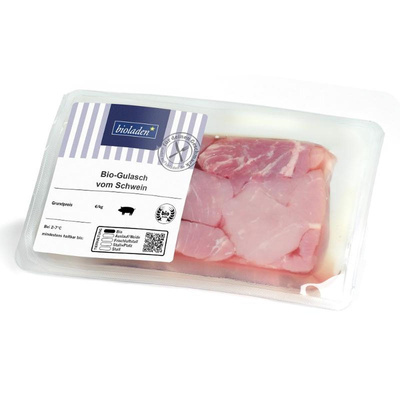 Produktfoto zu Gulasch vom Schwein ca 500g