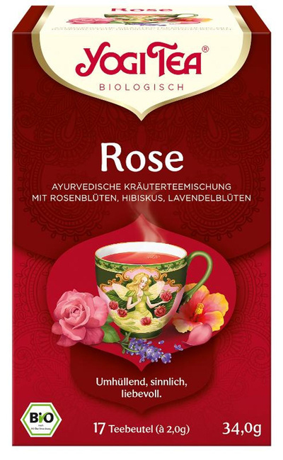Produktfoto zu YOGI TEA Rose (Btl je 2,0 g) 34g