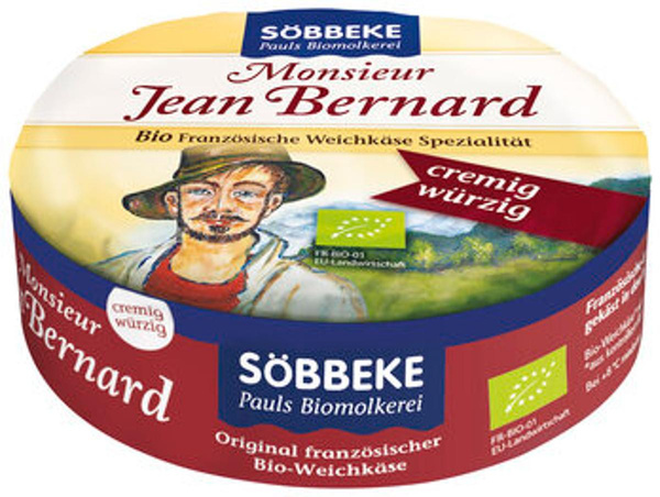 Produktfoto zu Weichkäse 'Monsieur Jean Bernard', cremig würzig 200g