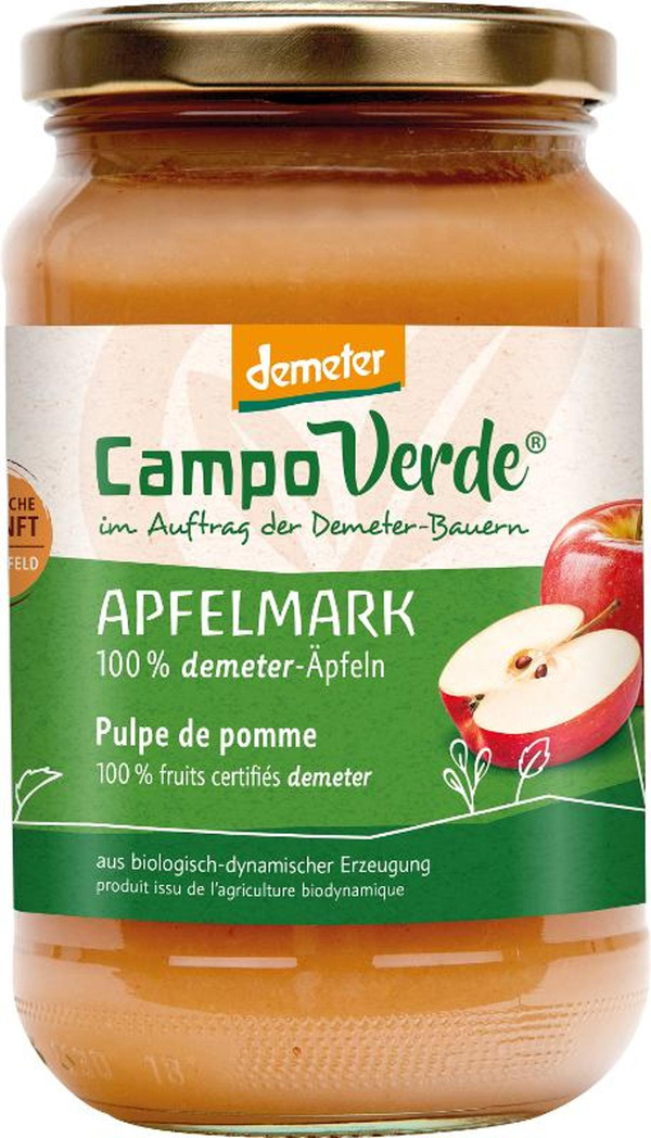 Produktfoto zu Apfelmark, Demeter (Glas)