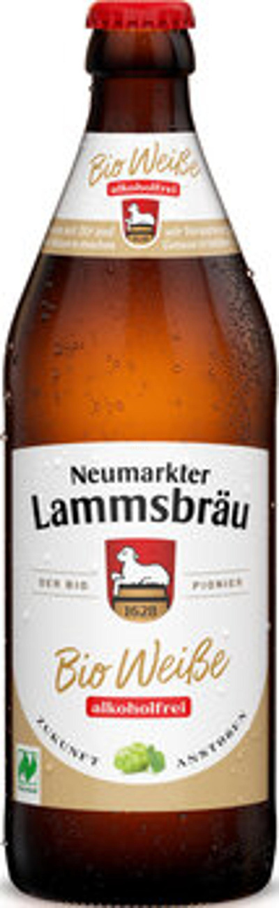 Produktfoto zu Lammsbräu Weiße -alkoholfrei- 0,5l