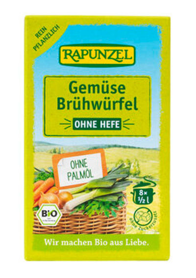 Produktfoto zu Gemüse-Brühwürfel, ohne Hefe 8 Stück