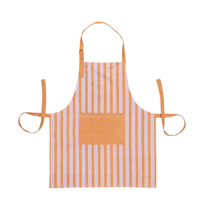 Produktfoto zu Küchenschürze Streifen Orange