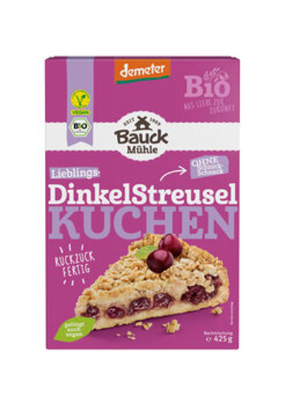 Produktfoto zu Dinkel Streuselkuchen Backmischung 400g