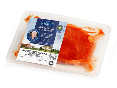 Produktfoto zu b*Rückensteak vom Schwein, gewürzt ca200g