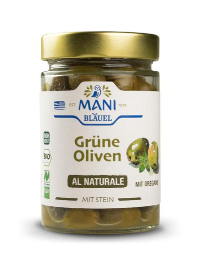 Produktfoto zu Oliven grün al Naturale 180g