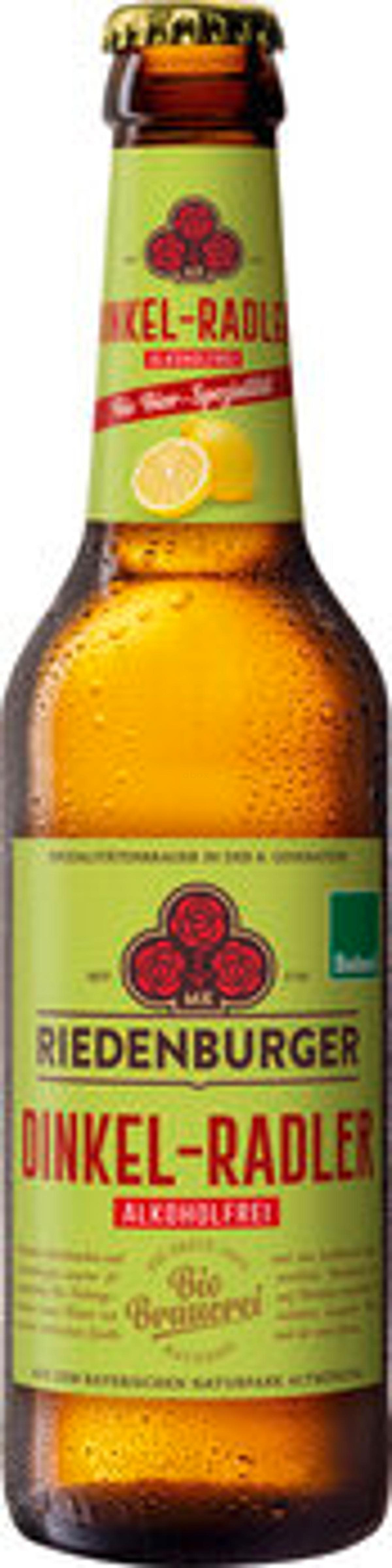 Produktfoto zu Riedenburger Dinkel Radler -alkoholfrei- 0,33l