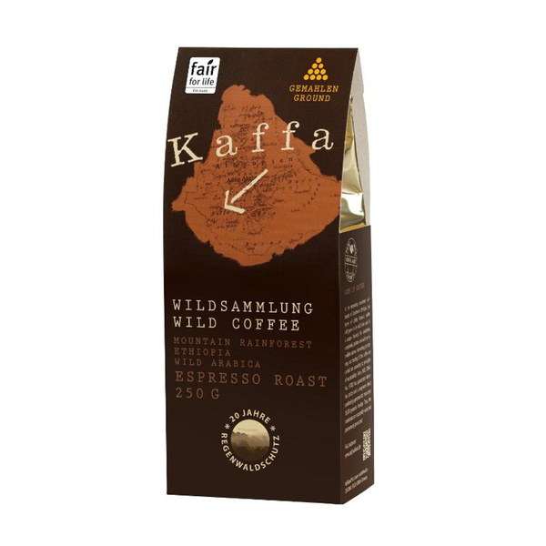 Produktfoto zu Espresso Kaffee-Kaffa gemahlen 250g