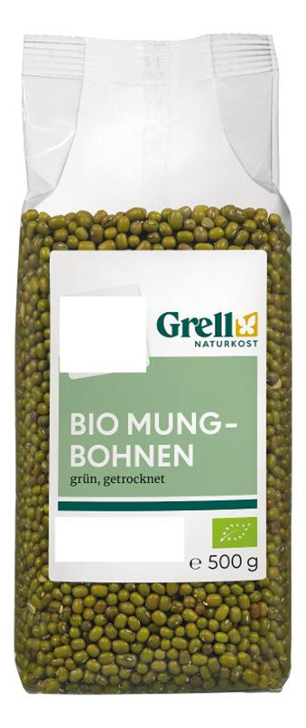 Produktfoto zu Mungbohnen grün getrocknet 500g