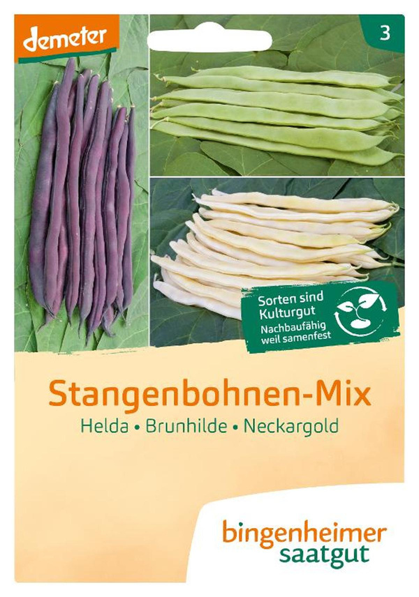 Produktfoto zu Saatgut Stangenbohnen Mix BIN