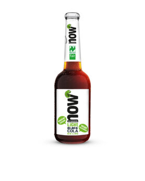 Produktfoto zu Kiste now light Black Cola 10x 0,3l