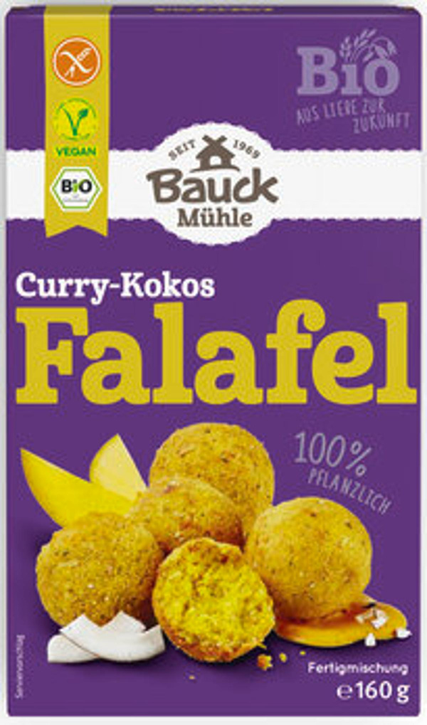 Produktfoto zu Falafel Curry-Kokos, glutenfrei vegan 160g