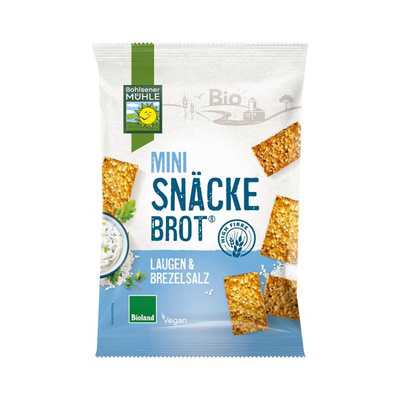 Produktfoto zu Mini Snäckebrot Lauge & Brezelsalz 95g