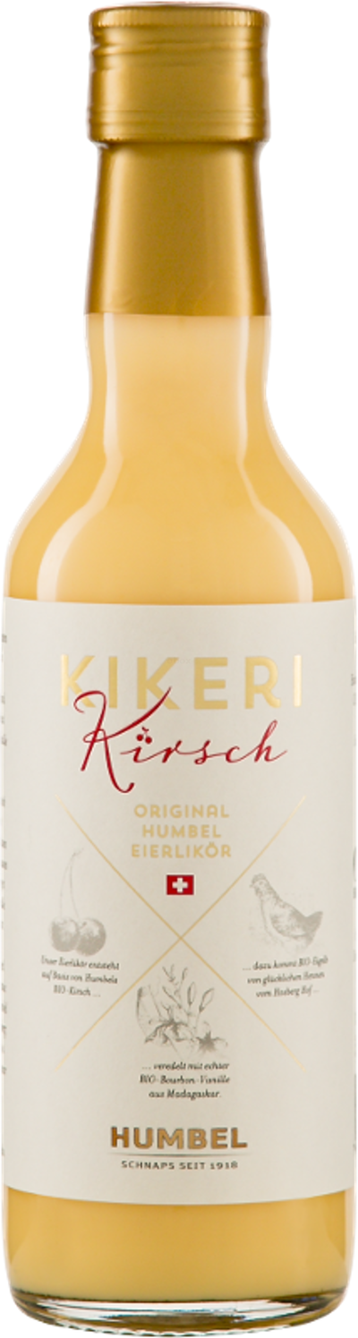 Produktfoto zu Eierlkör Kikeri Kirsch Humbel, 0,35l
