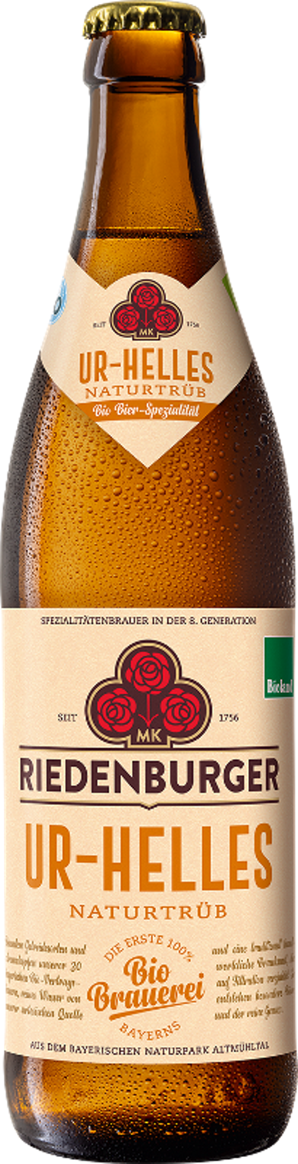 Produktfoto zu Riedenburger Ur-Helles naturtrüb, 4,6% vol