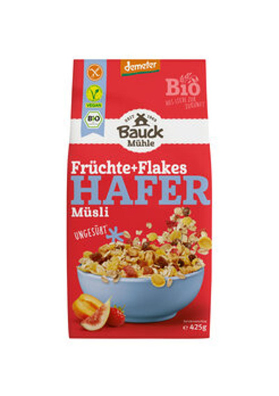 Produktfoto zu Hafermüsli Früchte Flakes glutenfrei