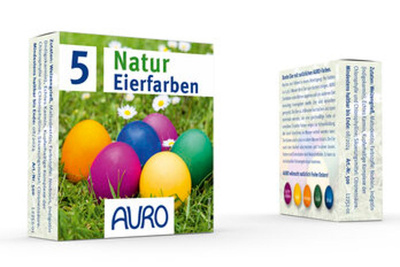 Produktfoto zu Natur Ostereier-Farben (5 Farben)