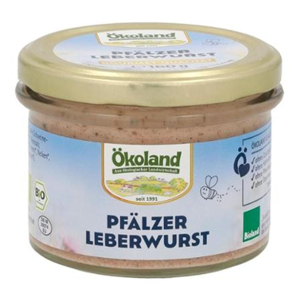 Produktfoto zu Pfälzer Leberwurst, Gourmet-Qualität (Glas) 160g