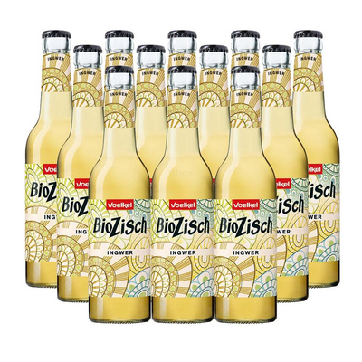 Produktfoto zu BioZisch Ingwer Ginger Kiste 12x0,33l