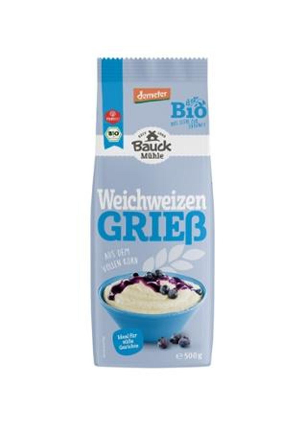 Produktfoto zu Weizenvollgrieß (Bauck) 500g