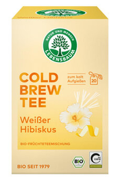 Produktfoto zu Cold Brew Tee, Weißer Hibiskus