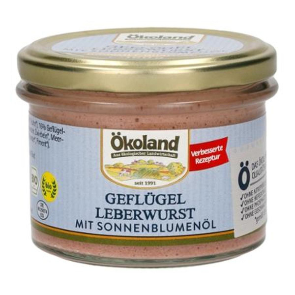Produktfoto zu Geflügel Leberwurst Gourmet Qualität im Glas 160g