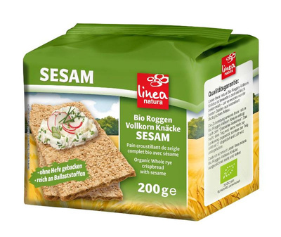 Produktfoto zu Sesam Vollkorn-Knäckebrot 200g