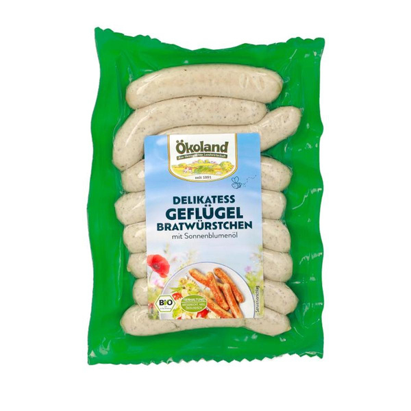 Produktfoto zu Delikatess Geflügelbratwürstchen (9St.) 180g
