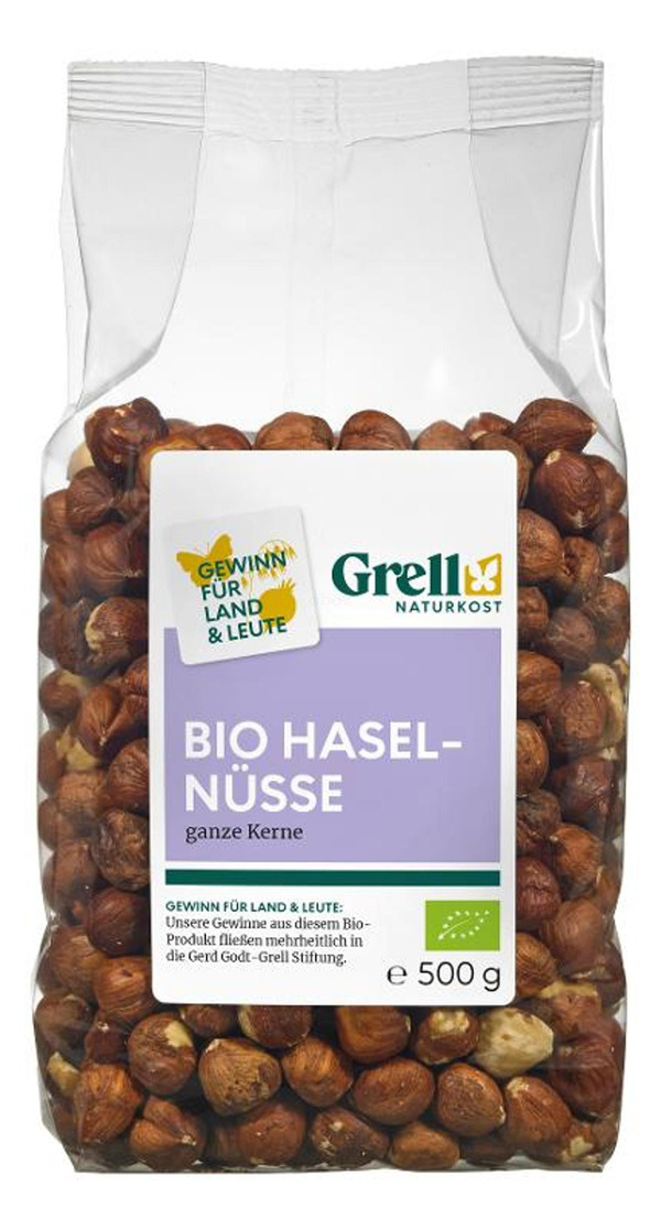 Produktfoto zu Haselnußkerne ganze Kerne 500g