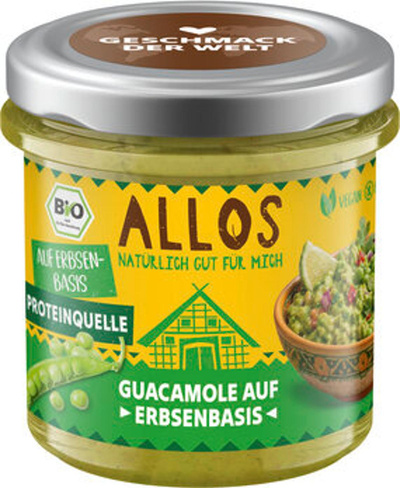 Produktfoto zu Guacamole auf Erbsenbasis, Brotaufstrich