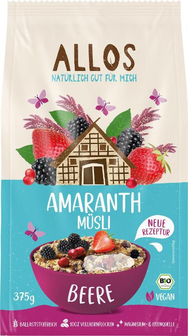 Produktfoto zu Amaranth Beeren-Müsli