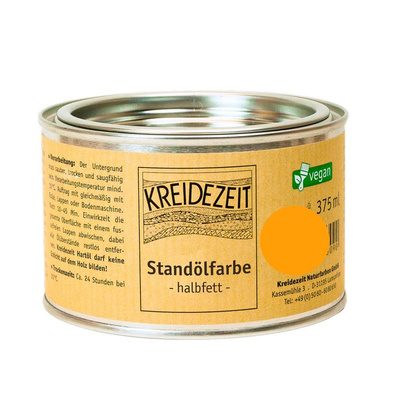 Produktfoto zu Standölfarbe halbfett 0,375l -orange-
