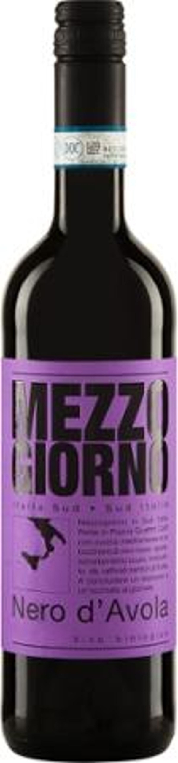 Produktfoto zu Nero d'Avola MEZZOGIORNO IGT