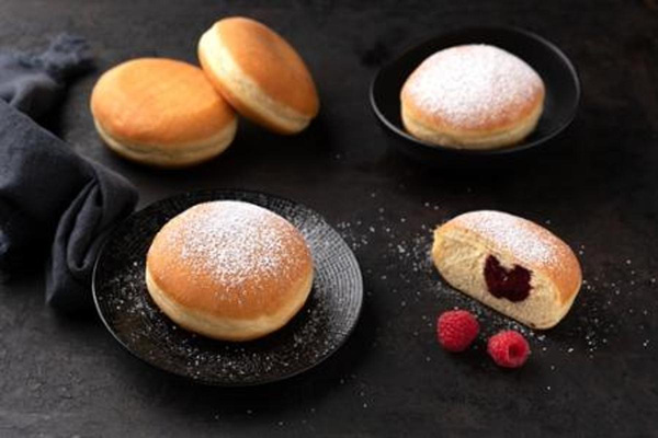 Produktfoto zu Berliner Himbeere (Krapfen)